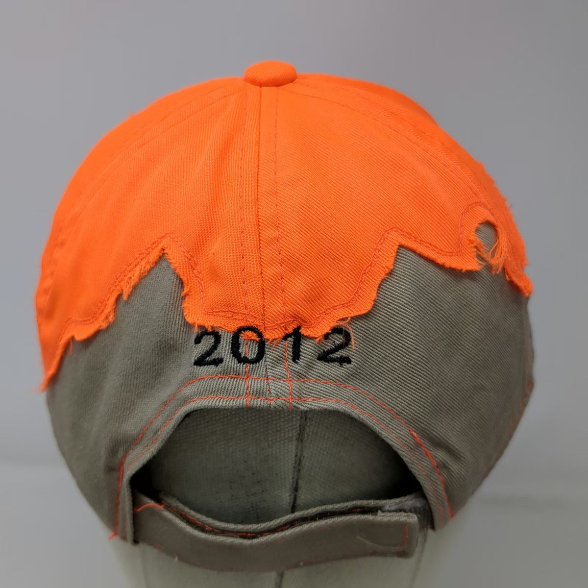 Baseball Cap Orange One Size Frayed Runnings Federal Ammunition 2012 Hunting Hat