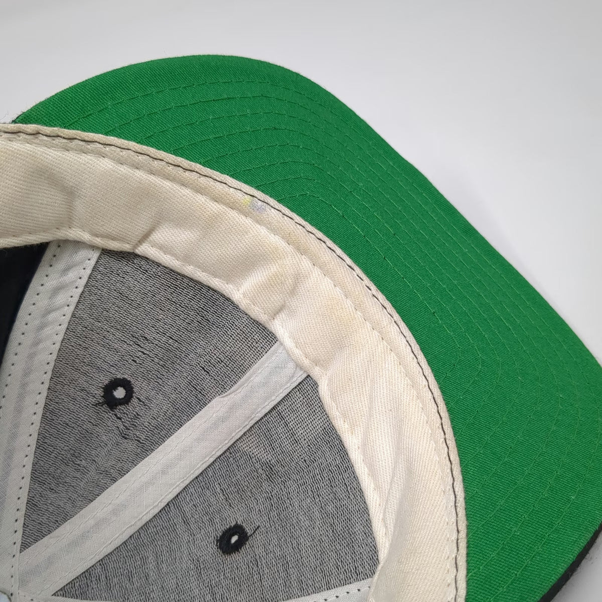 Lenny Snapback Black One Size MIT Sloan Embroidered Hat Green Underbrim USA