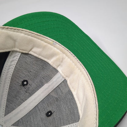 Lenny Snapback Black One Size MIT Sloan Embroidered Hat Green Underbrim USA