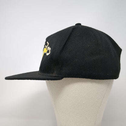 Bioworld Snapback Black One Size Pikachu Japanese Text Under Brim Graphic Hat