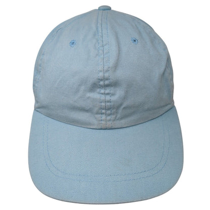 Unbranded Slideback Hat Blue 57cm Adjustable Solid 6 Panel Blank