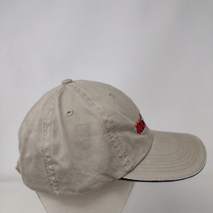 Western Community Strapback Hat Tan One Size Adjustable 6 Panel Port & Company