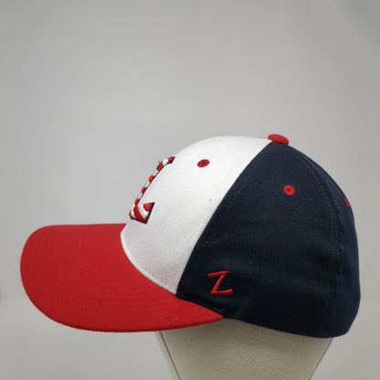 Zephyr Fitted Hat Multi Medium Embroidered Colorblock Patriotic 6 Panel