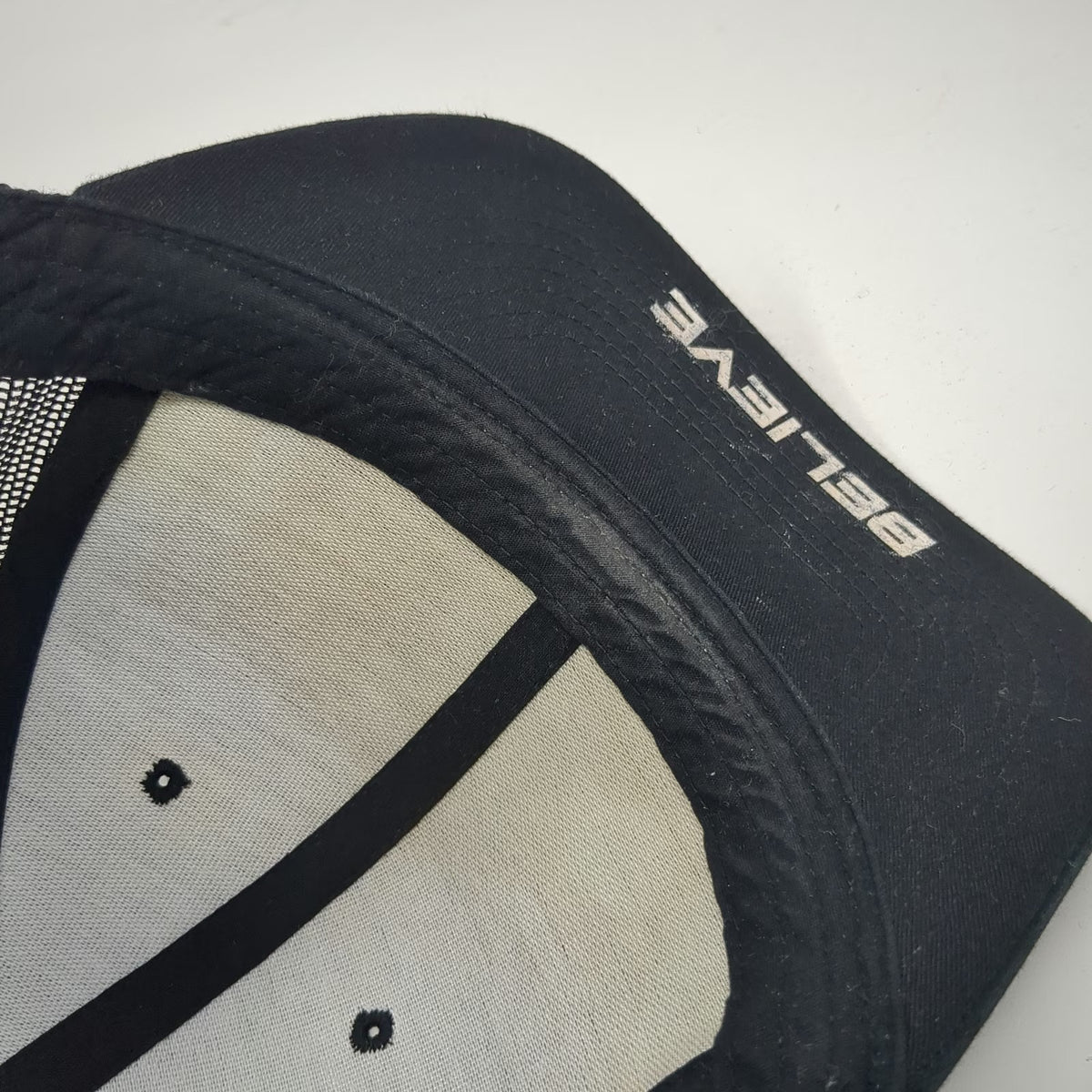 Yupoong Trucker Hat Black One Size Sasquatch Tool Corp Believe Snapback Mesh