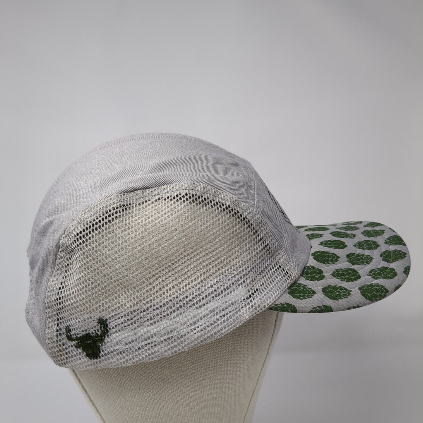 Yakima Valley Hops Snapback 5 Panel Hat Gray One Size Mesh Adjustable