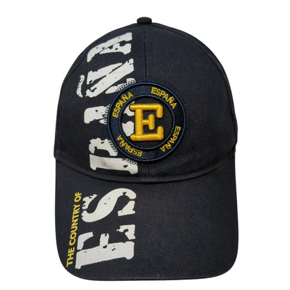 The Country Of España Strapback Hat Black One Size Adjustable Robin Ruth