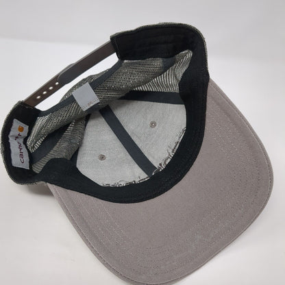 Carhartt Snapback Mesh Back Trucker Hat Gray One Size Solid Adjustable