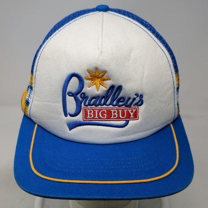 Netflix Stranger Things Bradley's Big Buy Blue White Trucker Hat One Size Mesh