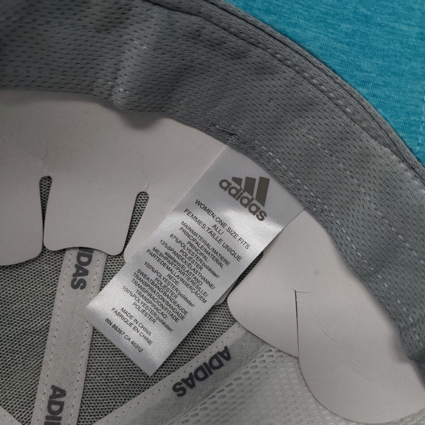 Adidas Women's Snapback Trucker Golf Hat Blue OSFW Adjustable Mesh Back W/Tags
