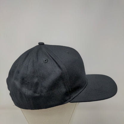 Shango Patch Snapback Hat Black One Size Adjustable 6 Panel Vent Holes