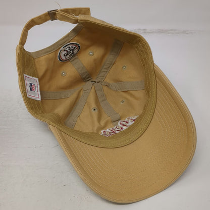 San Francisco 49ers NFL Hat Brown One Size Slideback Embroidered Logo Cotton Cap