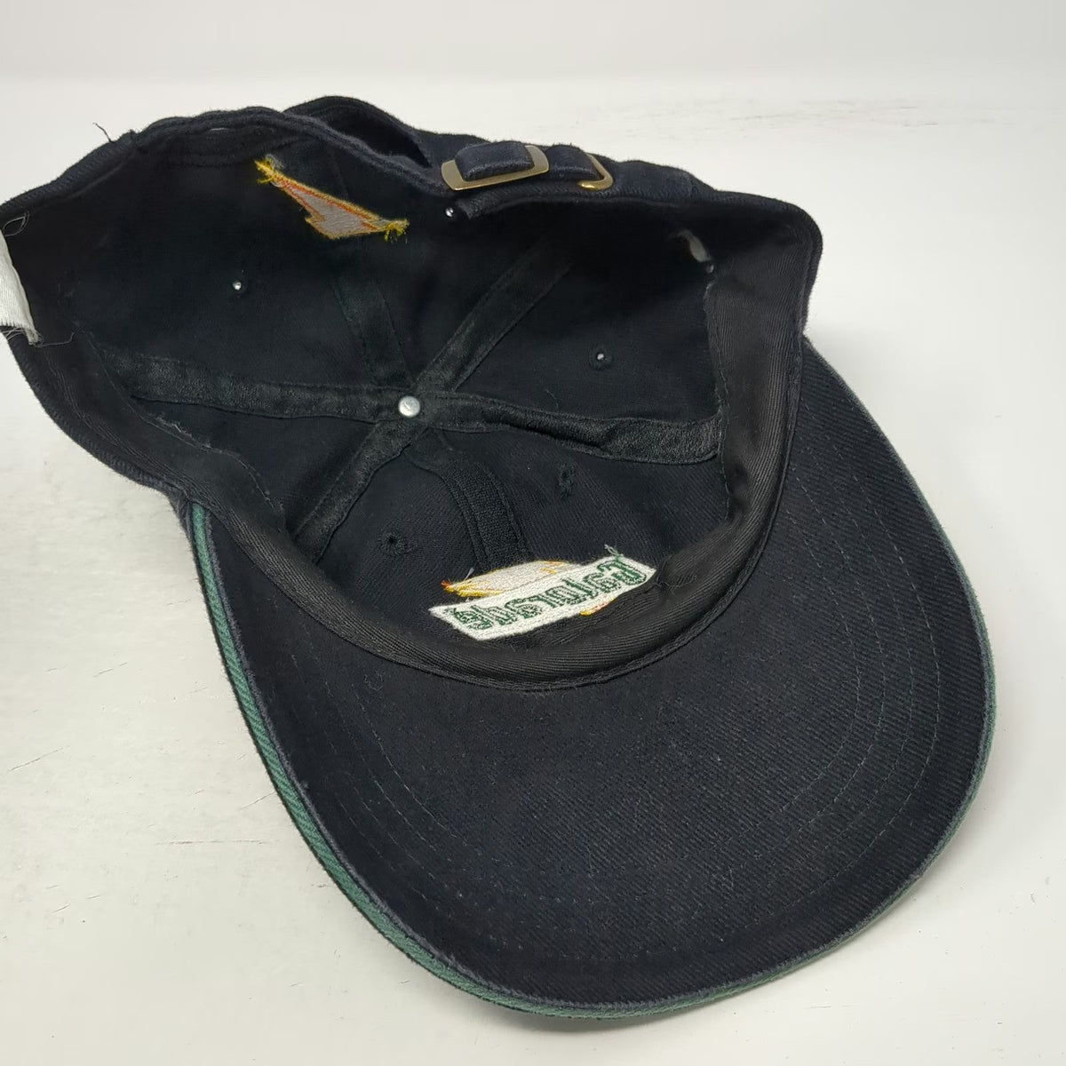 Gatorade Logo Baseball Cap Black One Size Embroidered Slideback Strap Hat