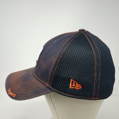 Detroit Tigers MLB New Era Baseball Cap Blue Orange White XL Mesh Back Stretch