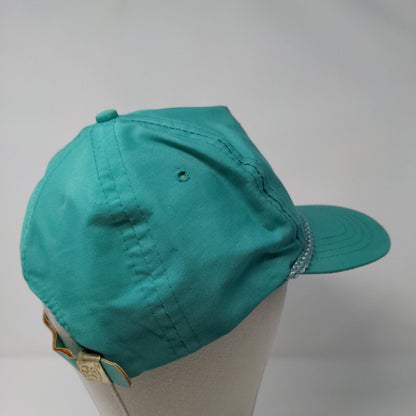 Idaho Helicopter Inc Slideback Hat Green OSFA Adjustable Rope 6 Panel Sportcap