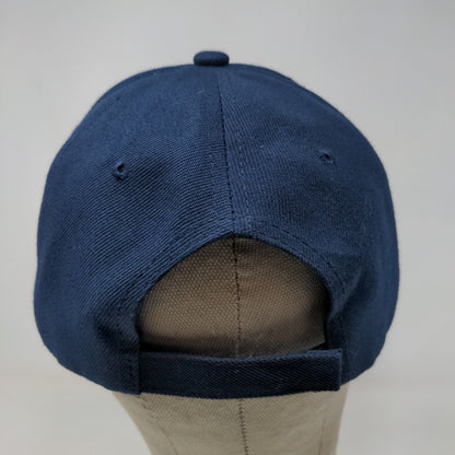 Unbranded Men's Strapback Hat Blue Embroidered One Mission One Team Our Smiles