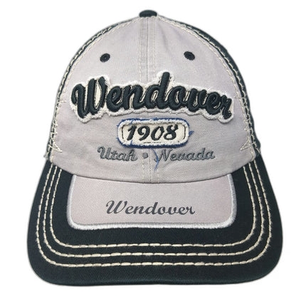 Hat Graphix 360 Baseball Cap Black Gray One Size Wendover Utah Nevada Stitching