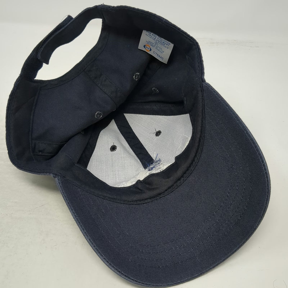 KNP Baseball Cap Gray One Size Prince Edward Island Sailboat Strapback Hat