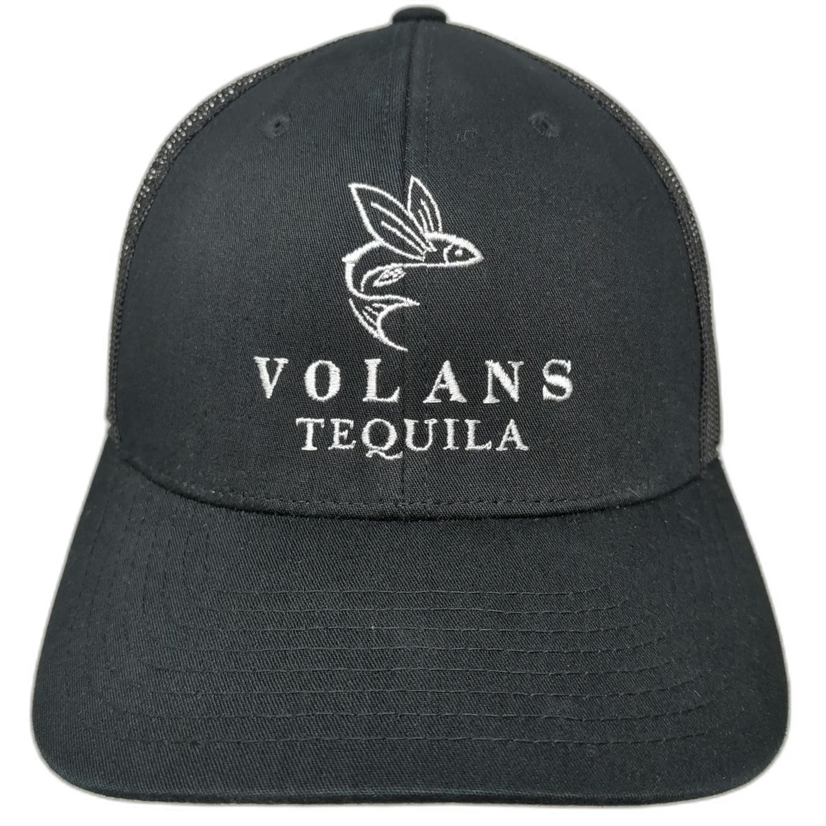 Yupoong Trucker Hat Black One Size Snapback Volans Tequila Flying Fish Graphic