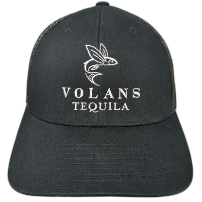 Yupoong Trucker Hat Black One Size Snapback Volans Tequila Flying Fish Graphic