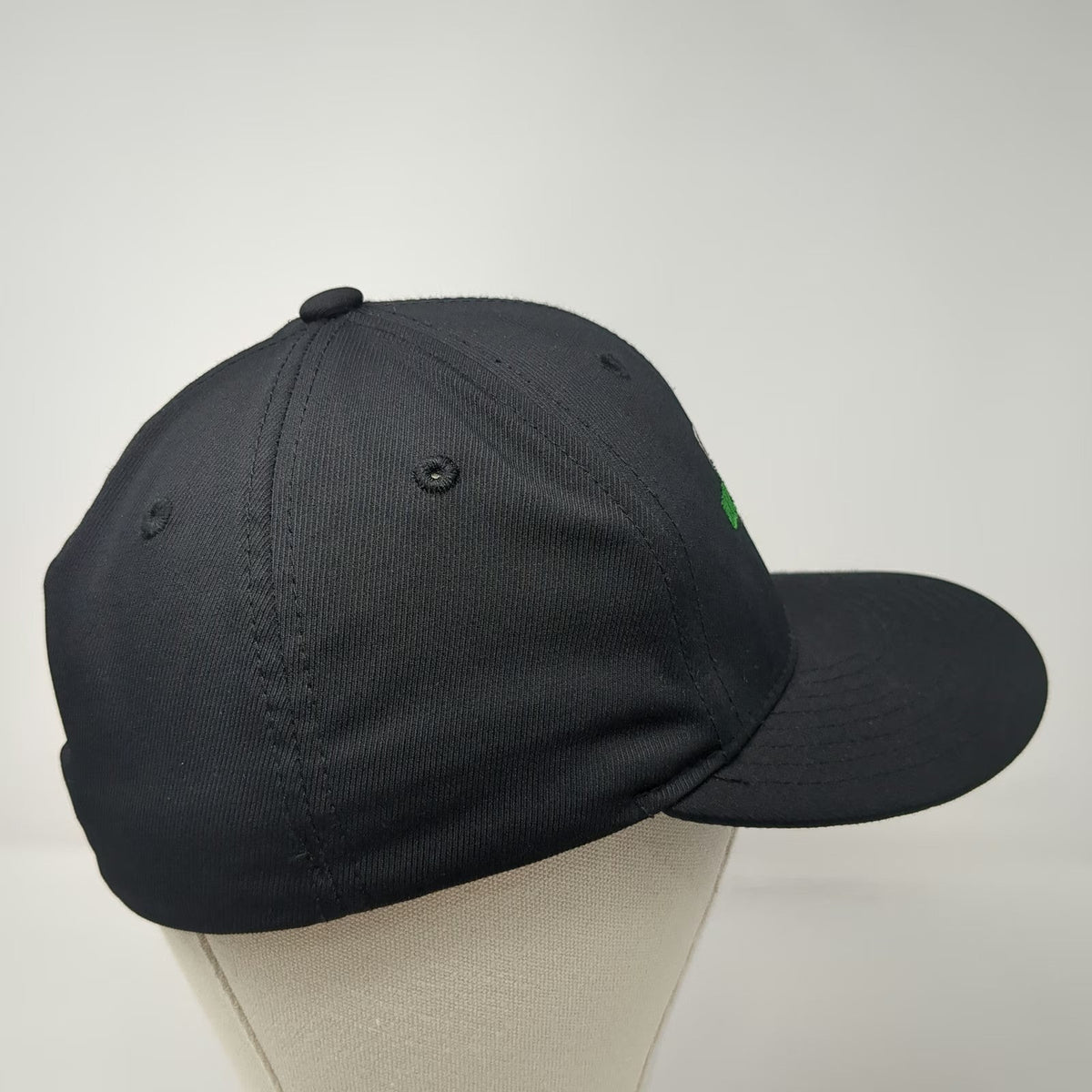 Champro Baseball Cap Black M West Valley Embroidered Stretch Fit Grey Under Hat