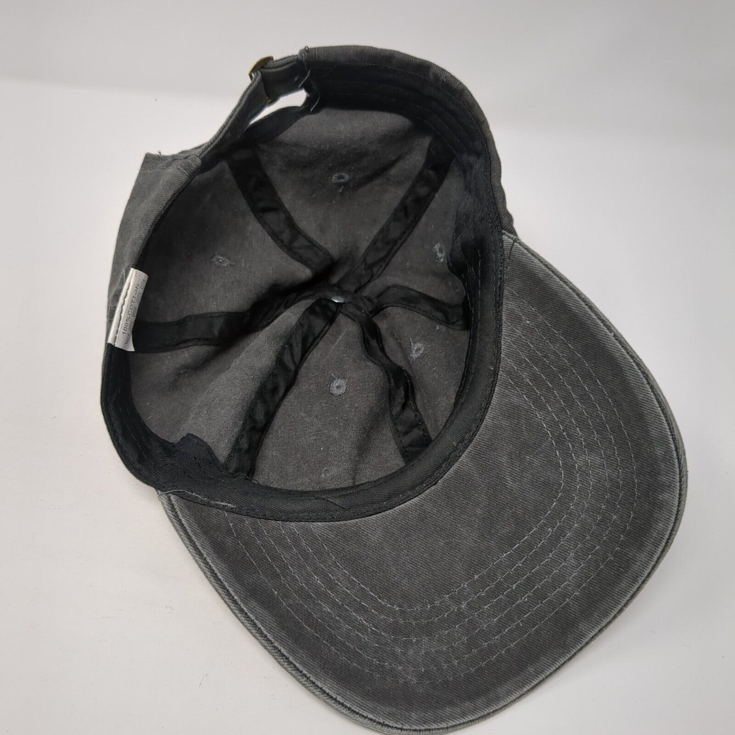 Nah Rosa Parks 1955 Slideback Hat Gray One Size Adjustable Vented Holes Cotton