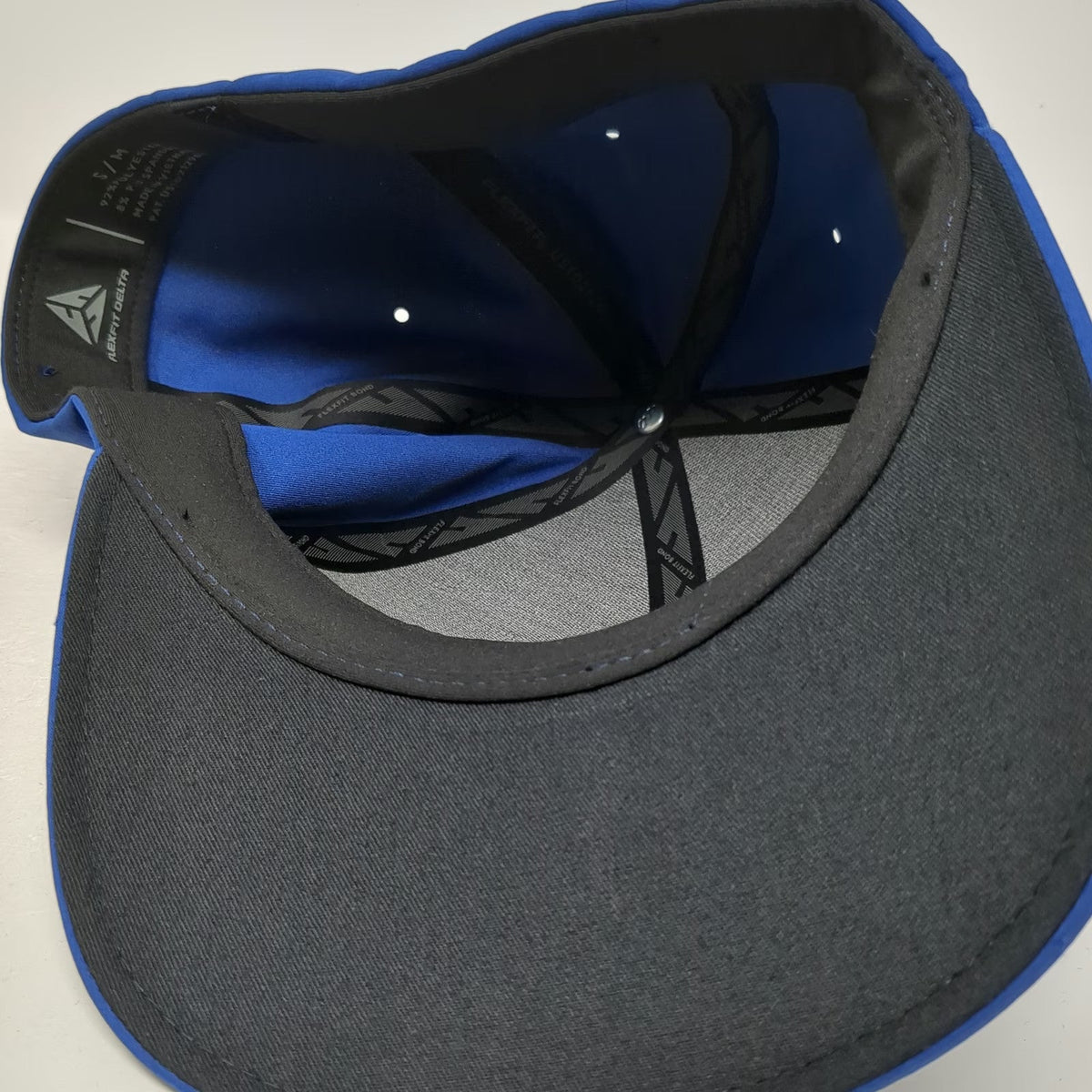 Flexfit Baseball Cap Blue M Fernandes Feeds Cow Cattle Ranch Hat Fitted Delta