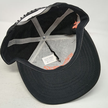 Speedway Monogram Snapback Black AJ Foyt Enterprises Davey Hamilton Hat Vintage