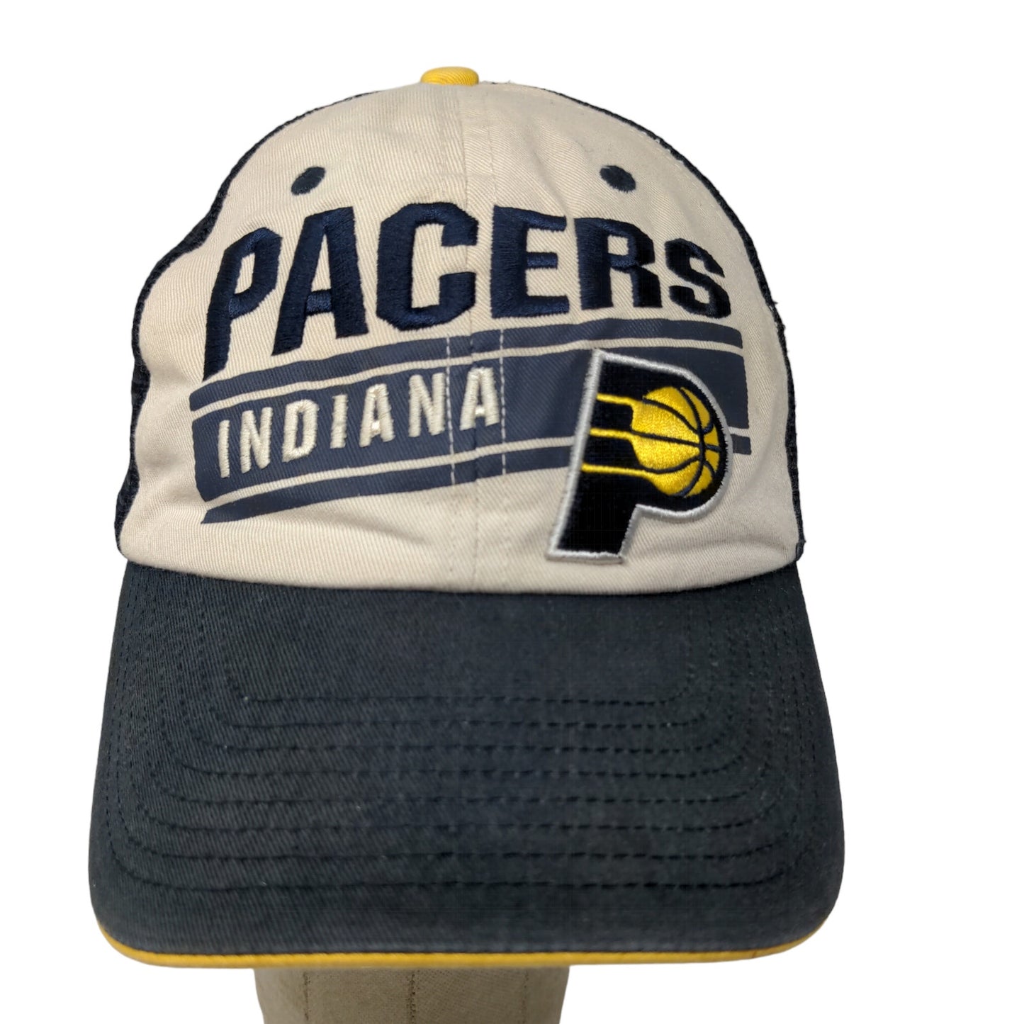 Fan Favorite Men's Snapback Hat Blue Size OSFA Embroidered Indiana Pacers