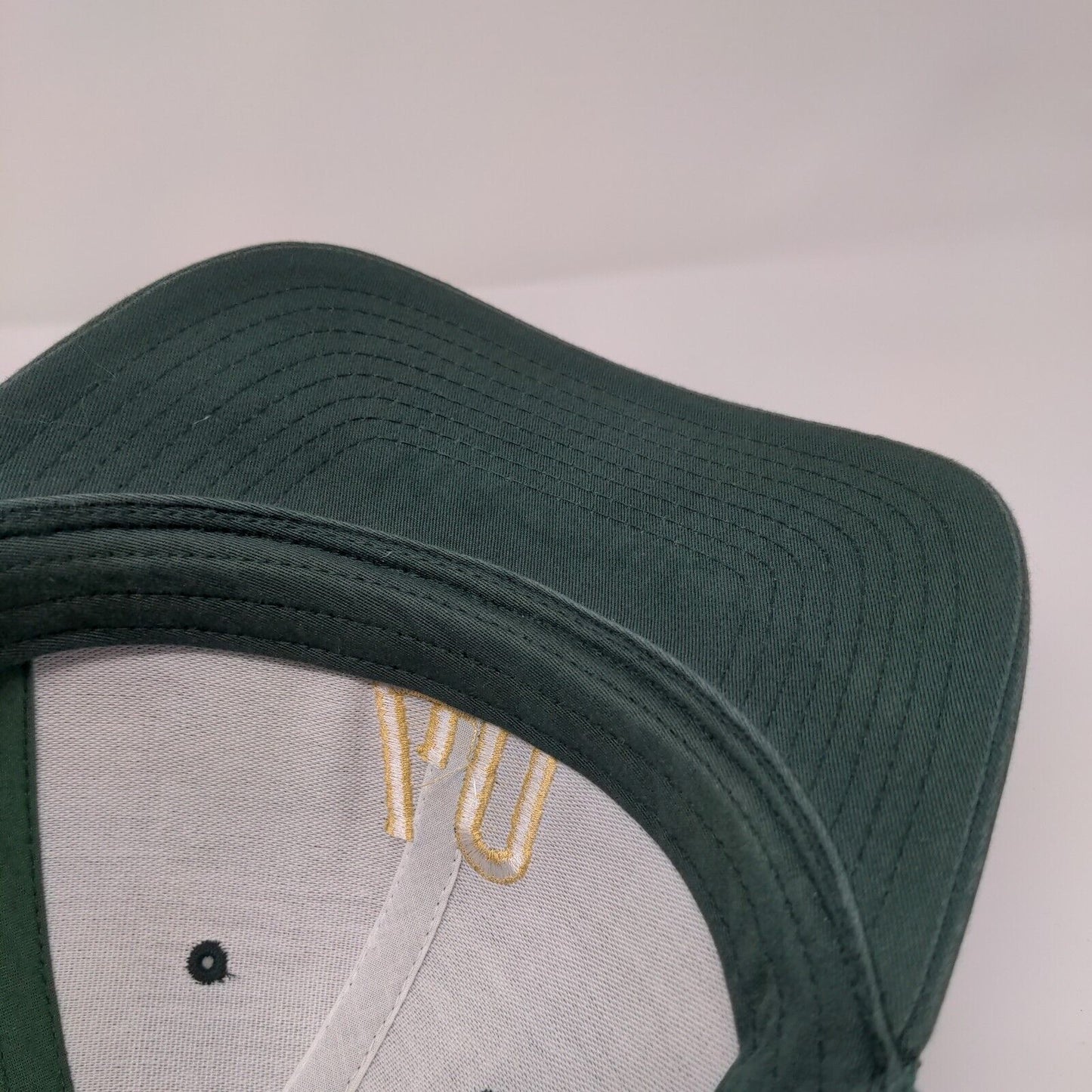 40 Snapback Mesh Back Trucker Hat Green OSFM Embroidered Richardson