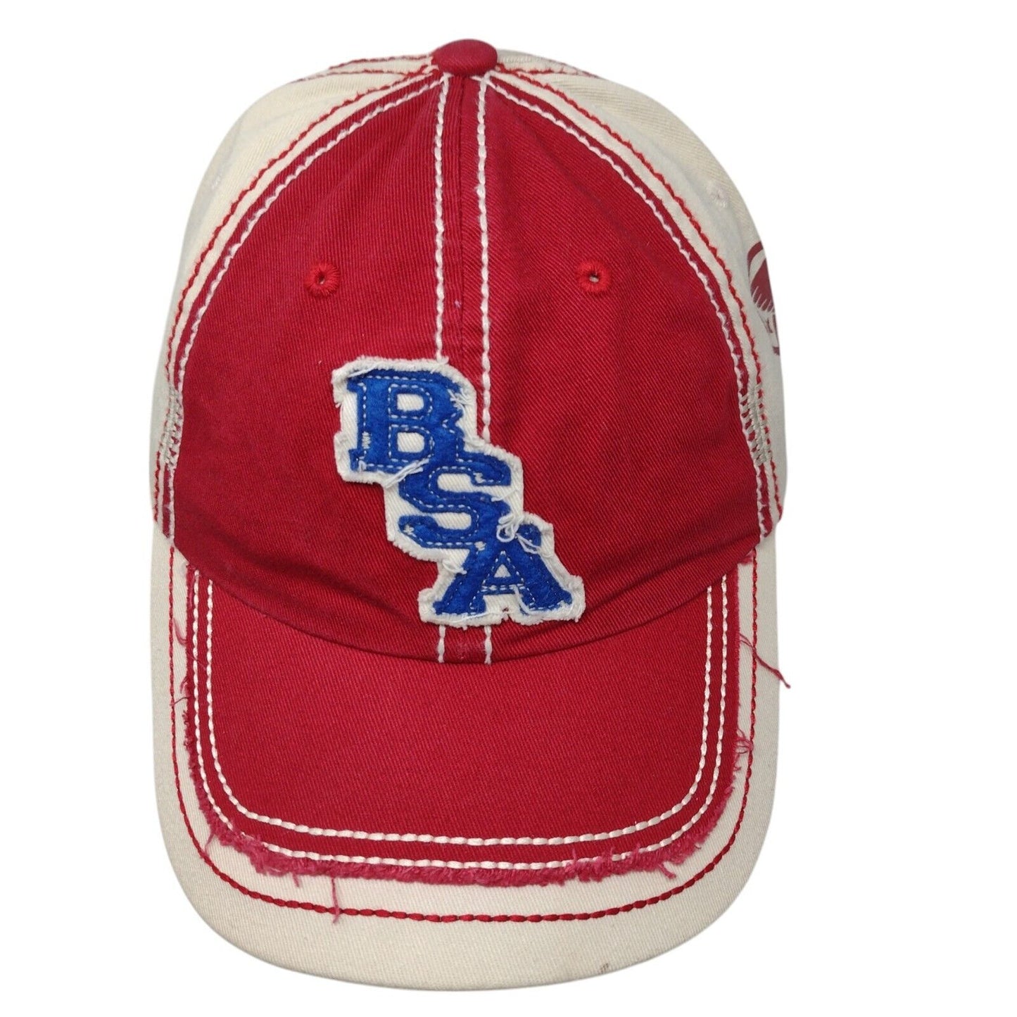 BSA Boy Scouts of America Strapback Hat Multi OSFA Colorblock 6 Panel