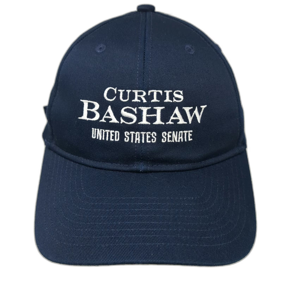 Port Authority Baseball Cap Blue One Size Curtis Bashaw US Senate Campaign 2024