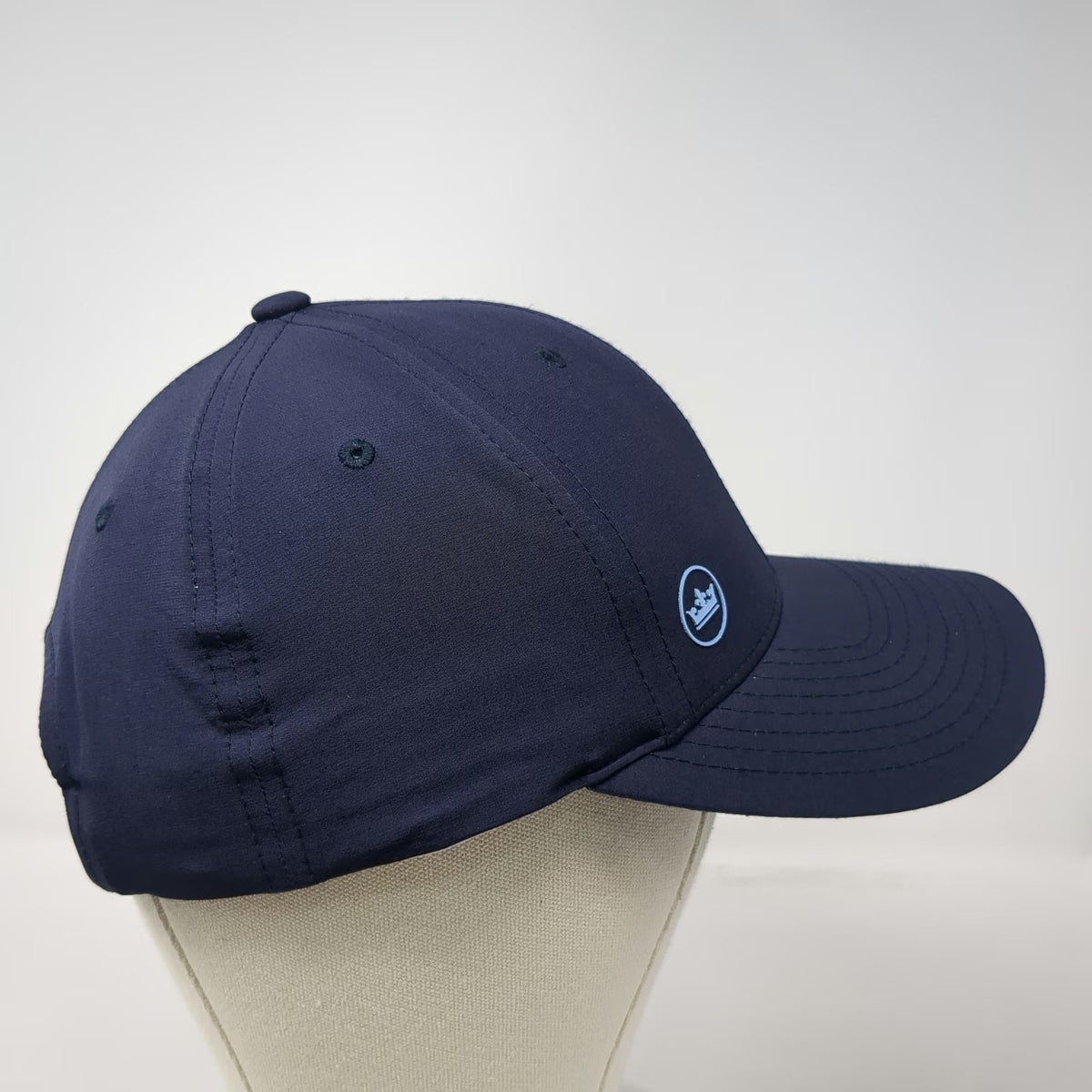 Peter Millar Baseball Cap Blue One Size Strapback Belle Haven Crown Logo Hat