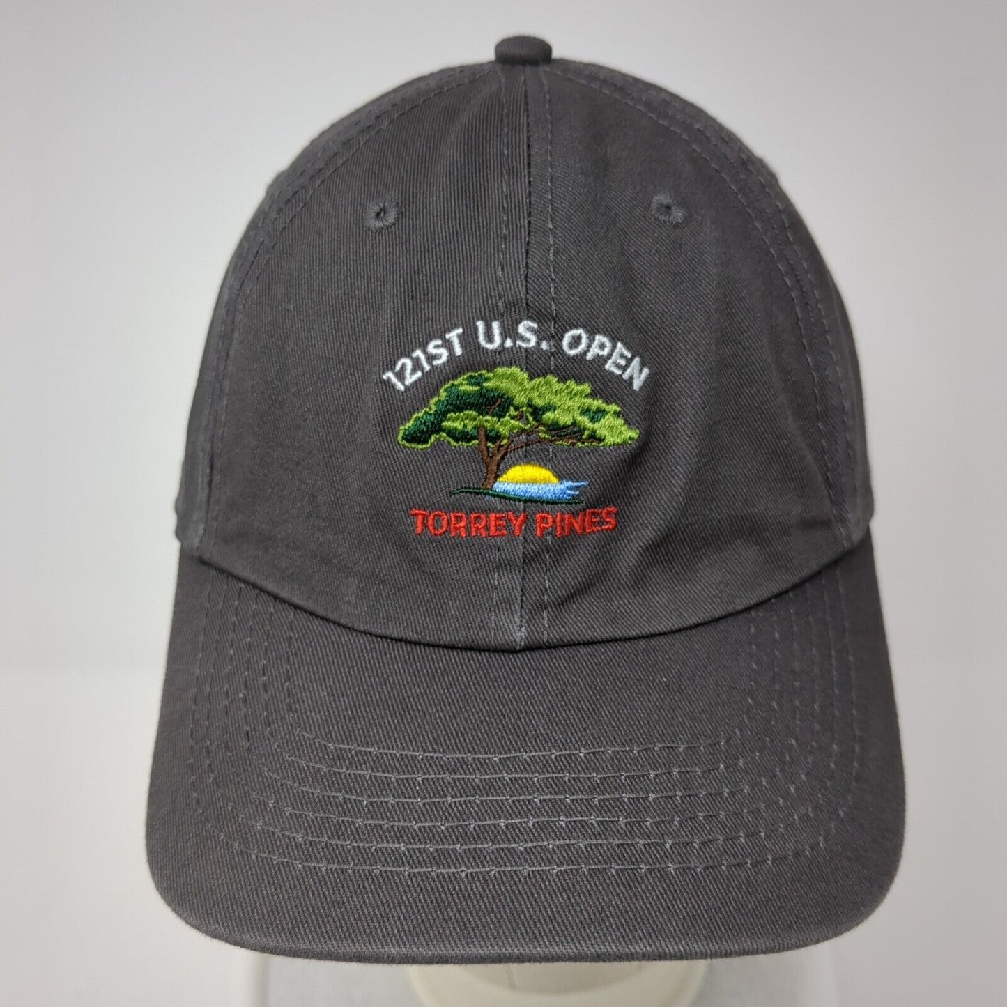 121st U.S. Open Torrey Pines Slideback Hat Gray One Size Adjustable