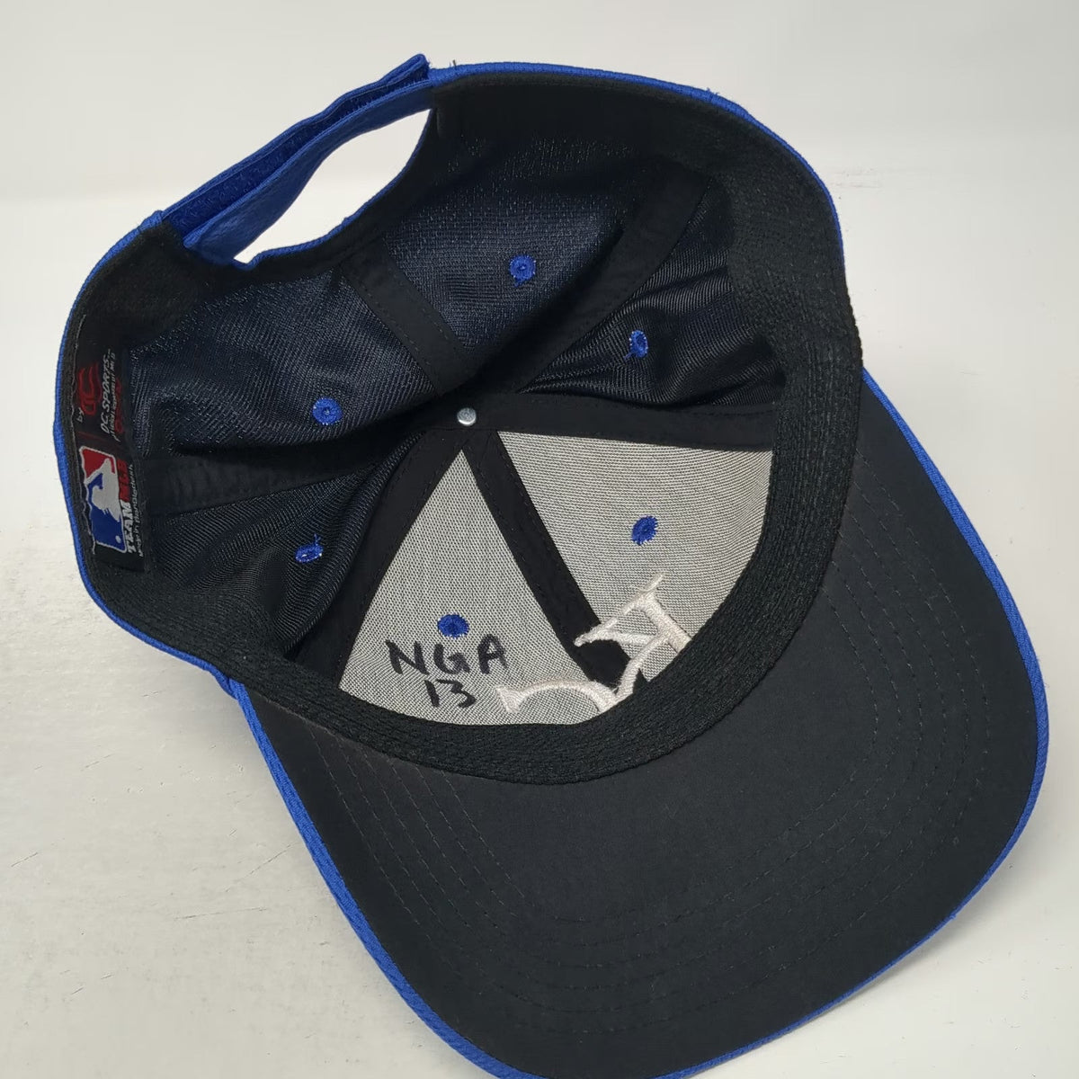 Kansas City Royals MLB OC Sports Blue One Size Baseball Cap Mesh Texture Logo