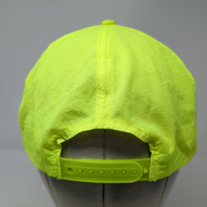 Seafair Seattle Hydro Pit Crew Snapback Hat Green Vintage Nylon 5 Panel Racing