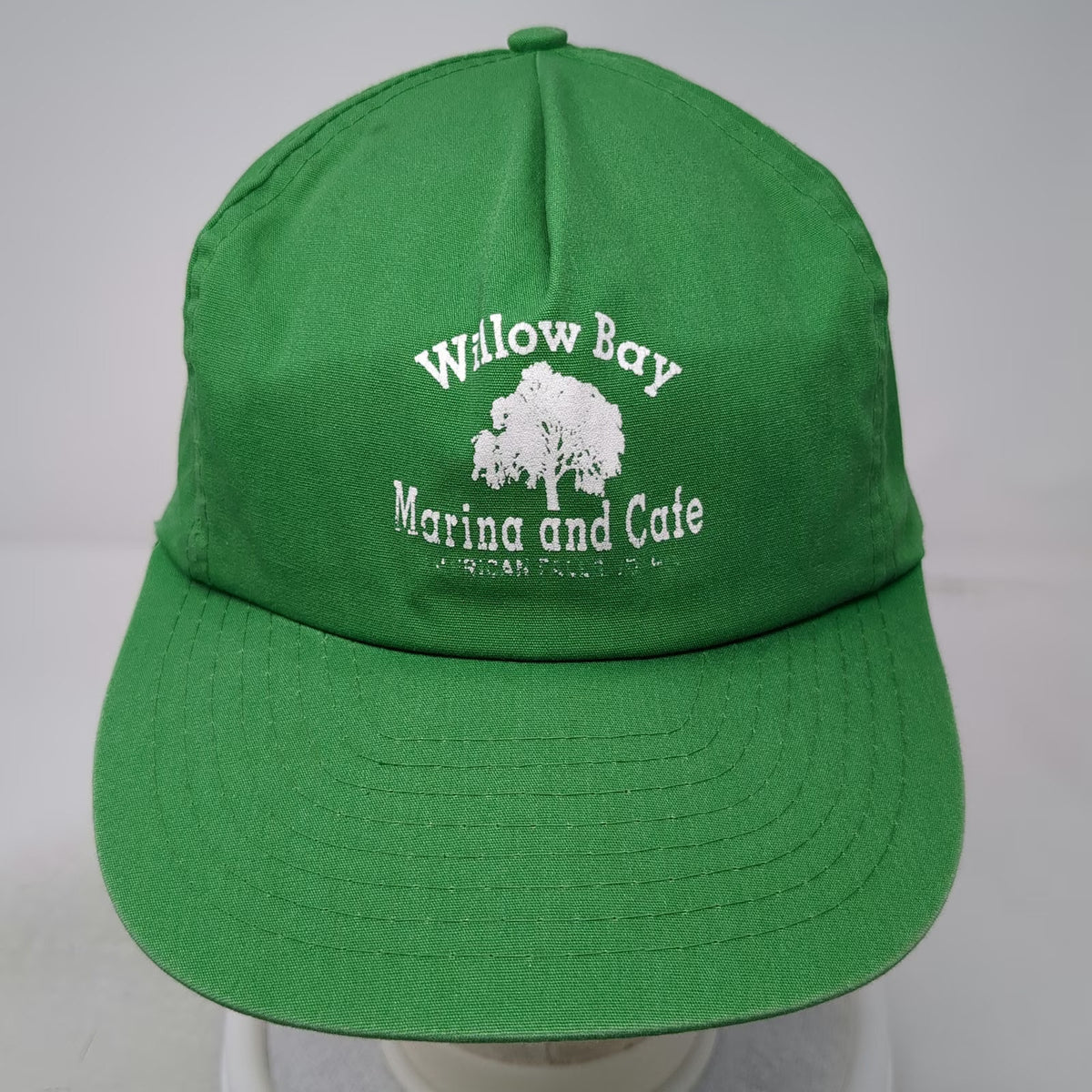 Willow Bay Marina Cafe American Falls Idaho Green One Size 5 Panel Snapback Hat