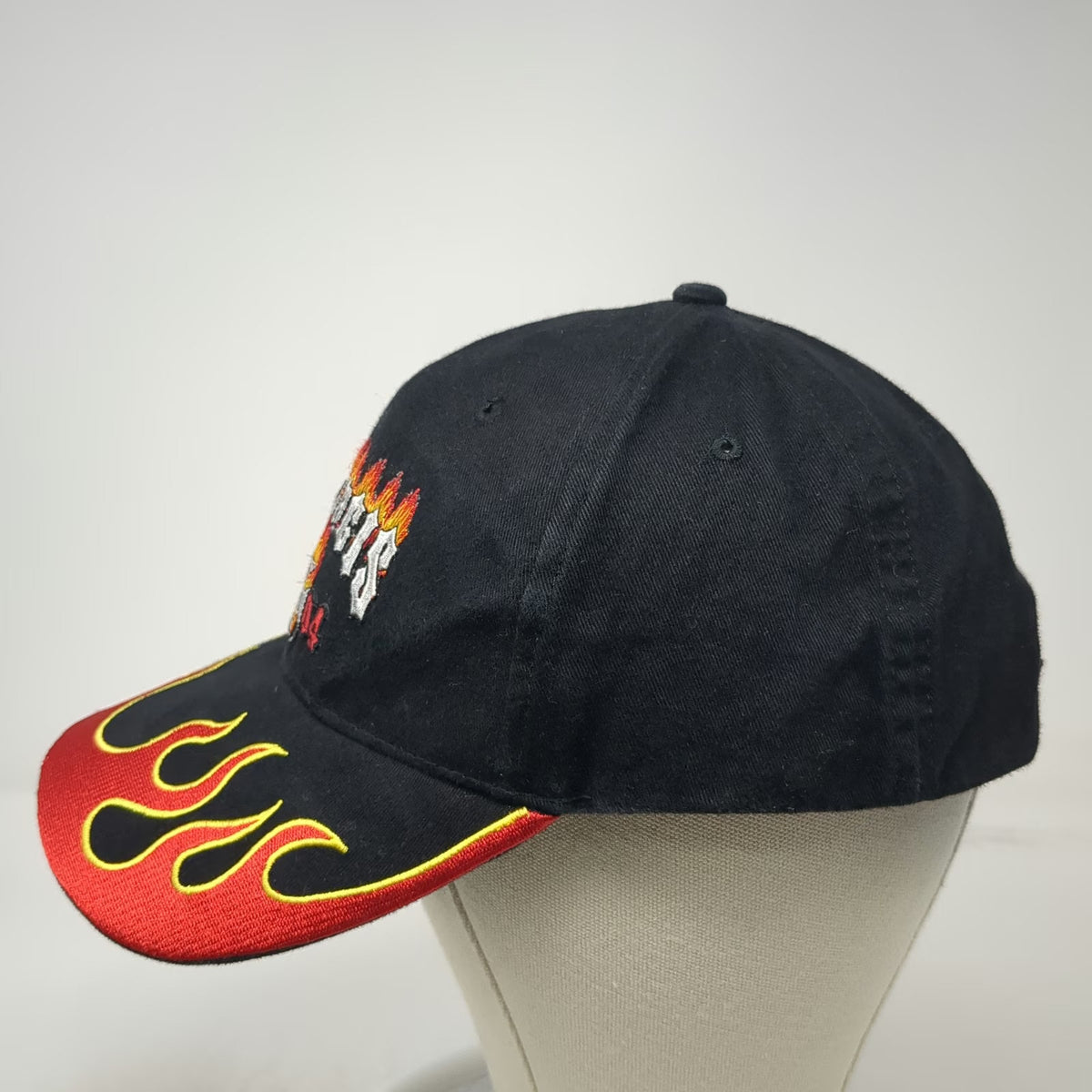 Lightning Clothing Baseball Cap Black Red Yellow Vintage Sturgis 2004 Flame hat