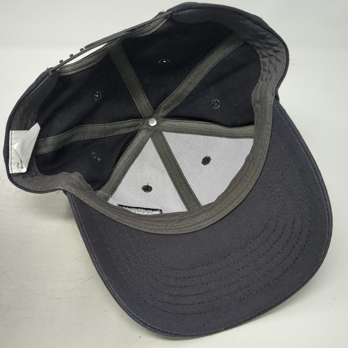 Snapback Gray One Size Hat Samuel Adams Beer Embroidered Cotton 6 Panel