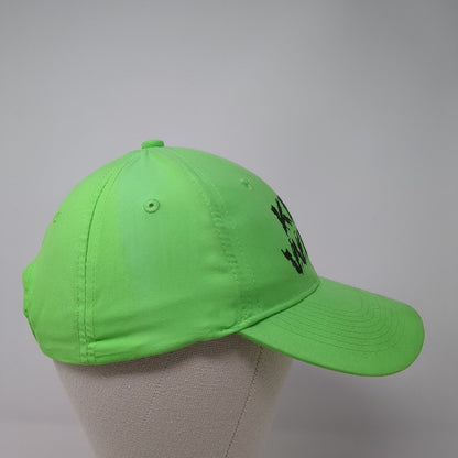 Key West Strapback Hat Green One Size Adjustable Solid 6 Panel