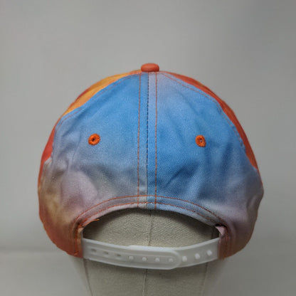 Malibu Palm Tree Snapback Rope Hat Multicolor One Size Tie Dye