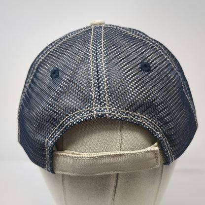 Blue Angels Virginia Beach Mesh Baseball Cap Beige One Size US Navy Military Hat