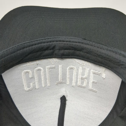OTTO 5 Panel Black One Size Culture The Wellness Collective Snapback Hat Flat