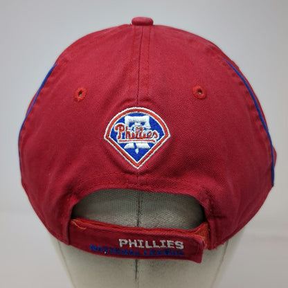 New Era Philadelphia Phillies MLB Baseball Cap White Red One Size Strapback Hat