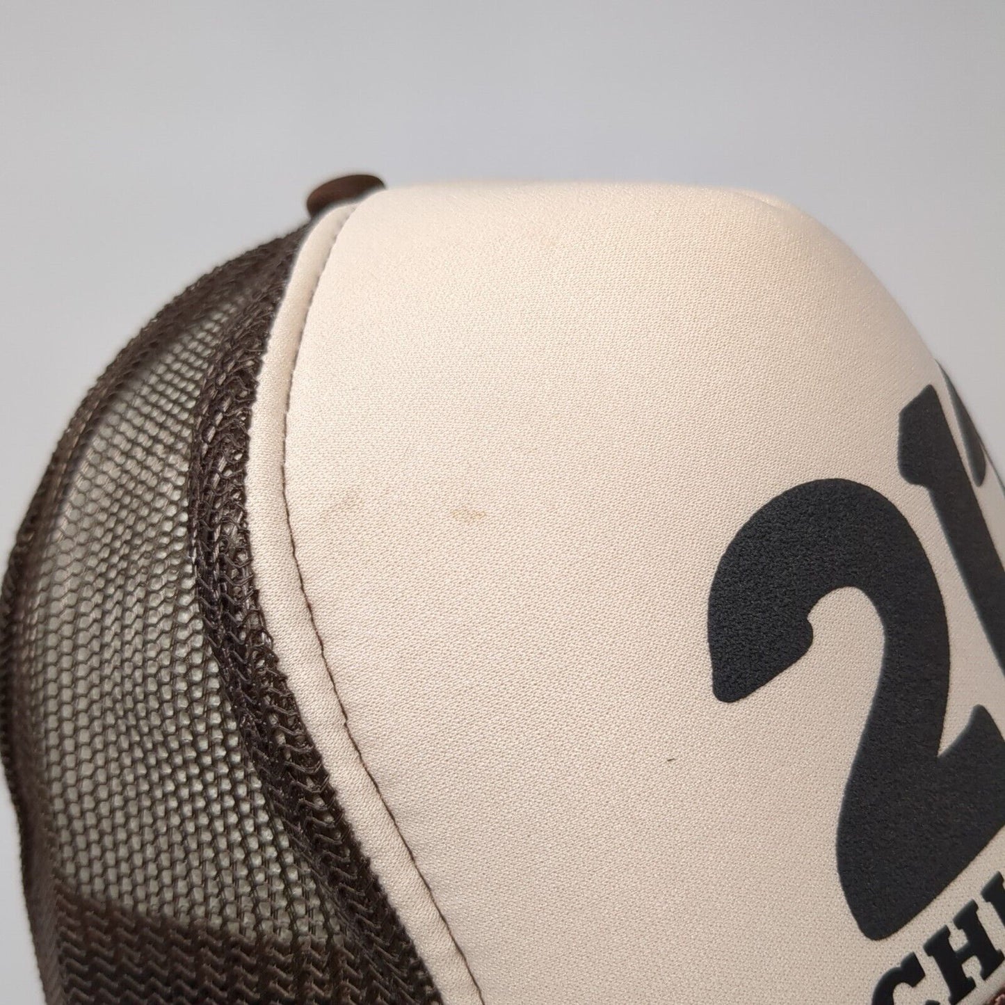 212 Chloe's 21st Snapback Rope Trucker Hat Brown OSFM Mesh Back Otto