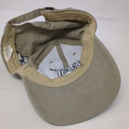 Caterpillar CAT G-Series Bulldozer Hat Beige One Size Baseball Cap Slideback
