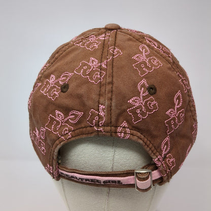 RG Realtree Girl Slideback Hat Brown One Size Adjustable Embroidered 6 Panel