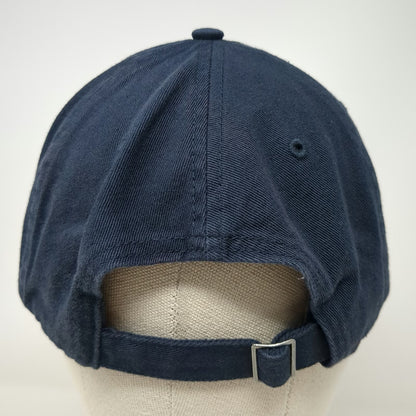 Richardson Baseball Cap Blue One Size Saint Anselm Cotton Slideback Hat Logo