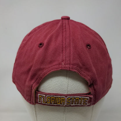 Drew Pearson Men's Strapback Hat Red Size OSFA Florida State Seminoles Logo