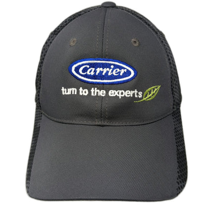 Sport-Tek Baseball Cap Gray One Size Carrier Experts Hex Mesh Strapback Hat