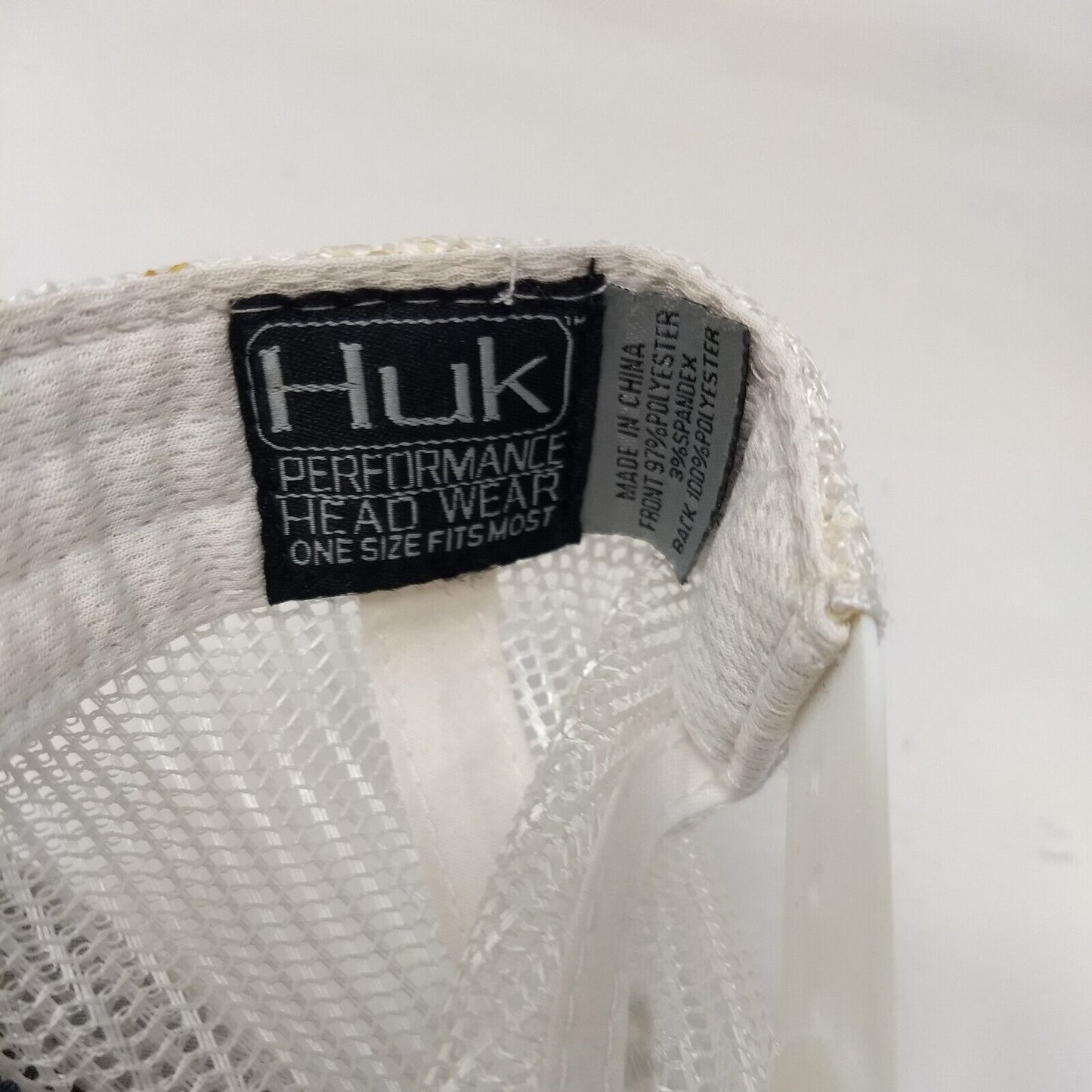 Huk Snapback Trucker Hat Multi OSFM Mesh Back Camo Embroidered Fishing